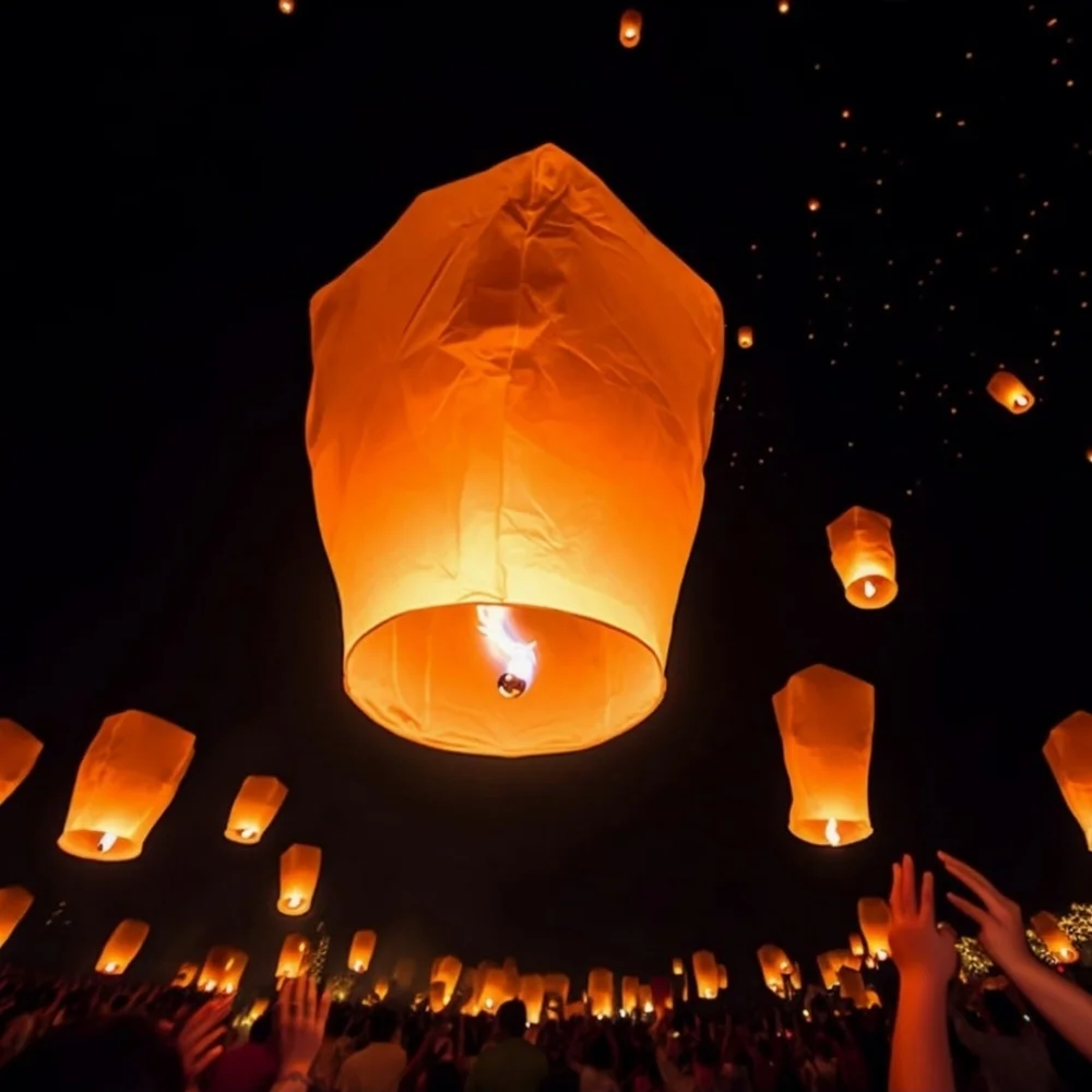 Floating Sky Lanterns